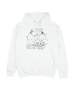 Taylor Swift Fighting Dragons With You White Hoodie