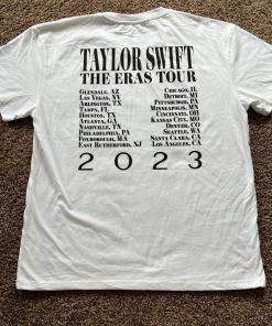 Taylor Swift The Eras Tour White T-shirt