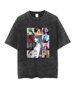 Taylor Swift The Eras Tour Washed Gray T-Shirt