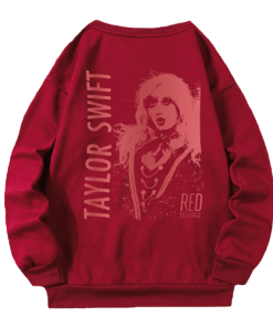 Taylor Swift Red (Taylor's Version) Official 2021 Merch Hoodie Adult Large  Gray