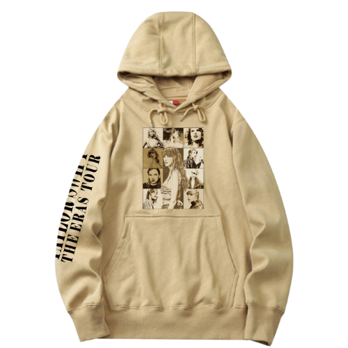 Taylor Swift The Eras Tour Light Taupe Hoodie - Taylor Swift Shirt
