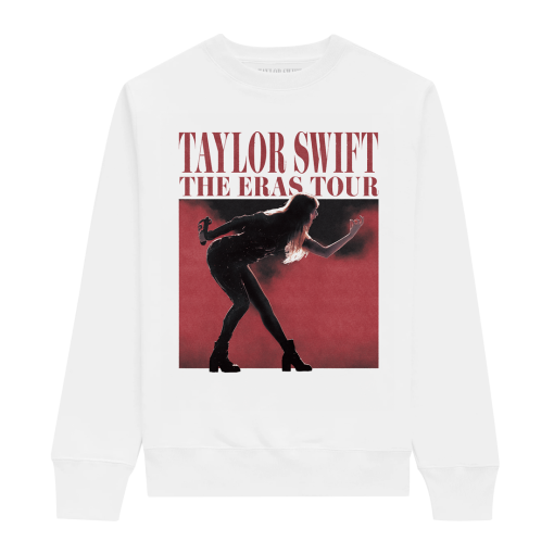 Taylor Swift The Eras Tour Photo White Crewneck