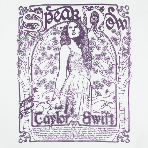 Speak Now (Taylor’s Version) Tracklist White Crewneck