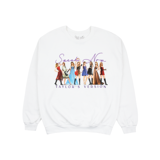 Speak Now (Taylor’s Version) Eras White Crewneck