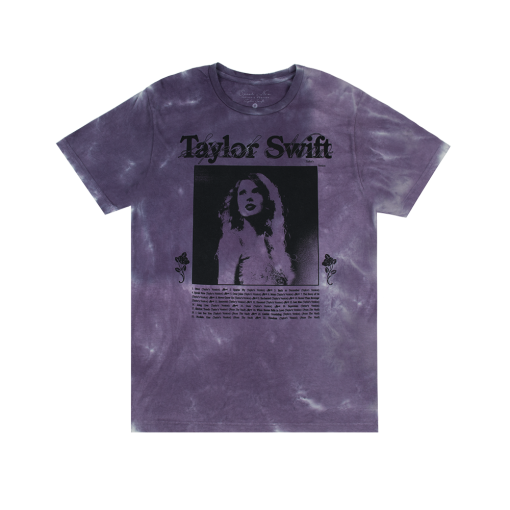 Speak Now (Taylor’s Version) Tracklist Purple Tie Dye T-Shirt